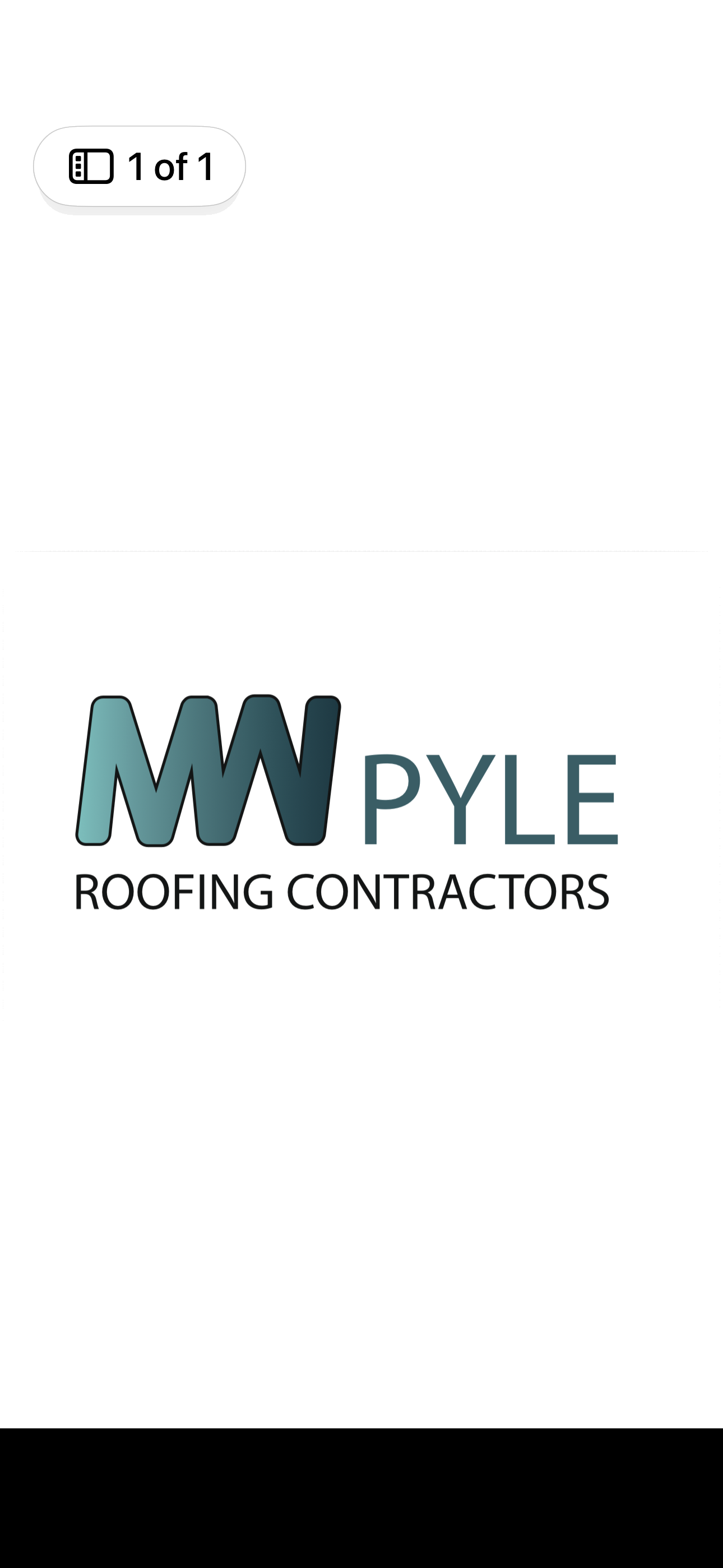 MW Pyle Roofing Contractors logo